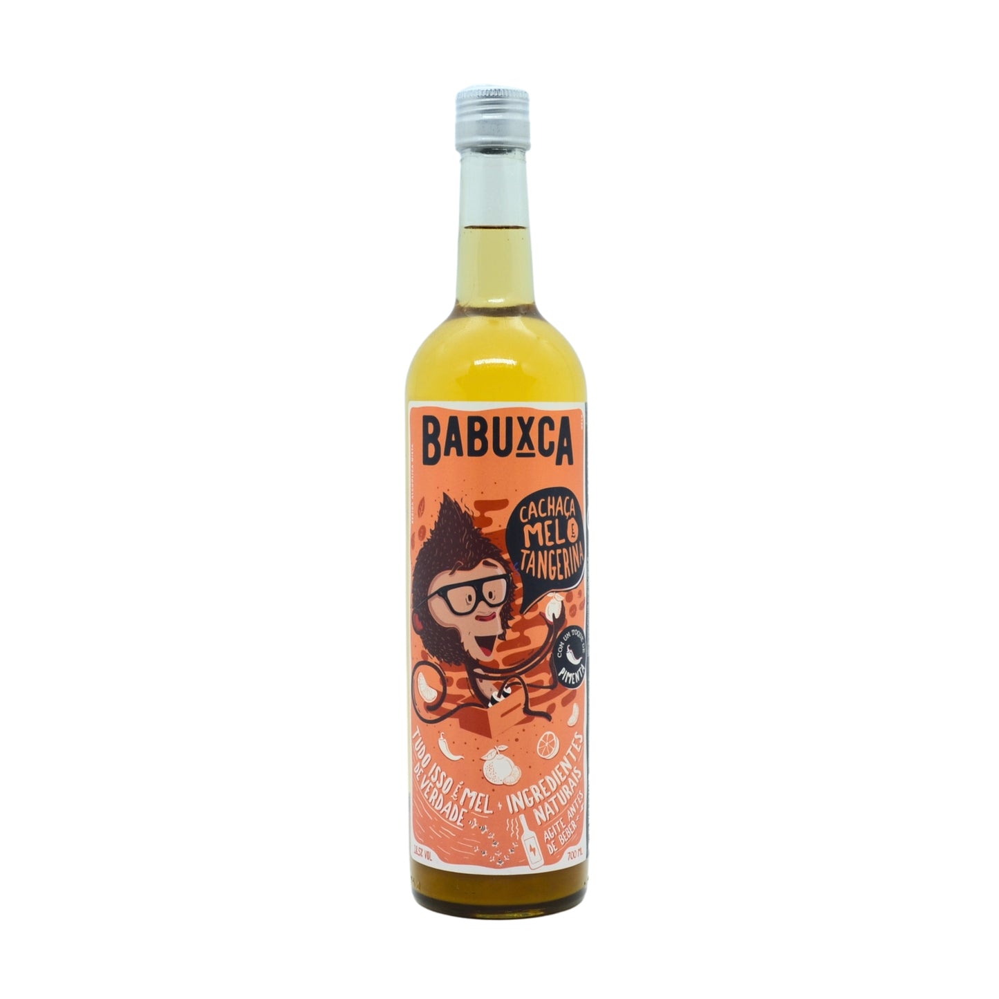 CACHAÇA BABUXCA TANGERINA COM PIMENTA - 700ml Paladeria