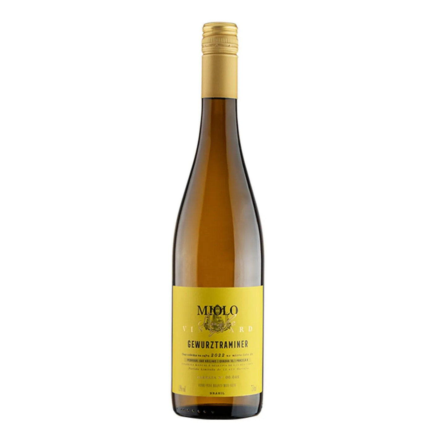 Vinho Branco Seco - Miolo Single Vineyard - Safra 2022 – Gewurztraminer - 750ml