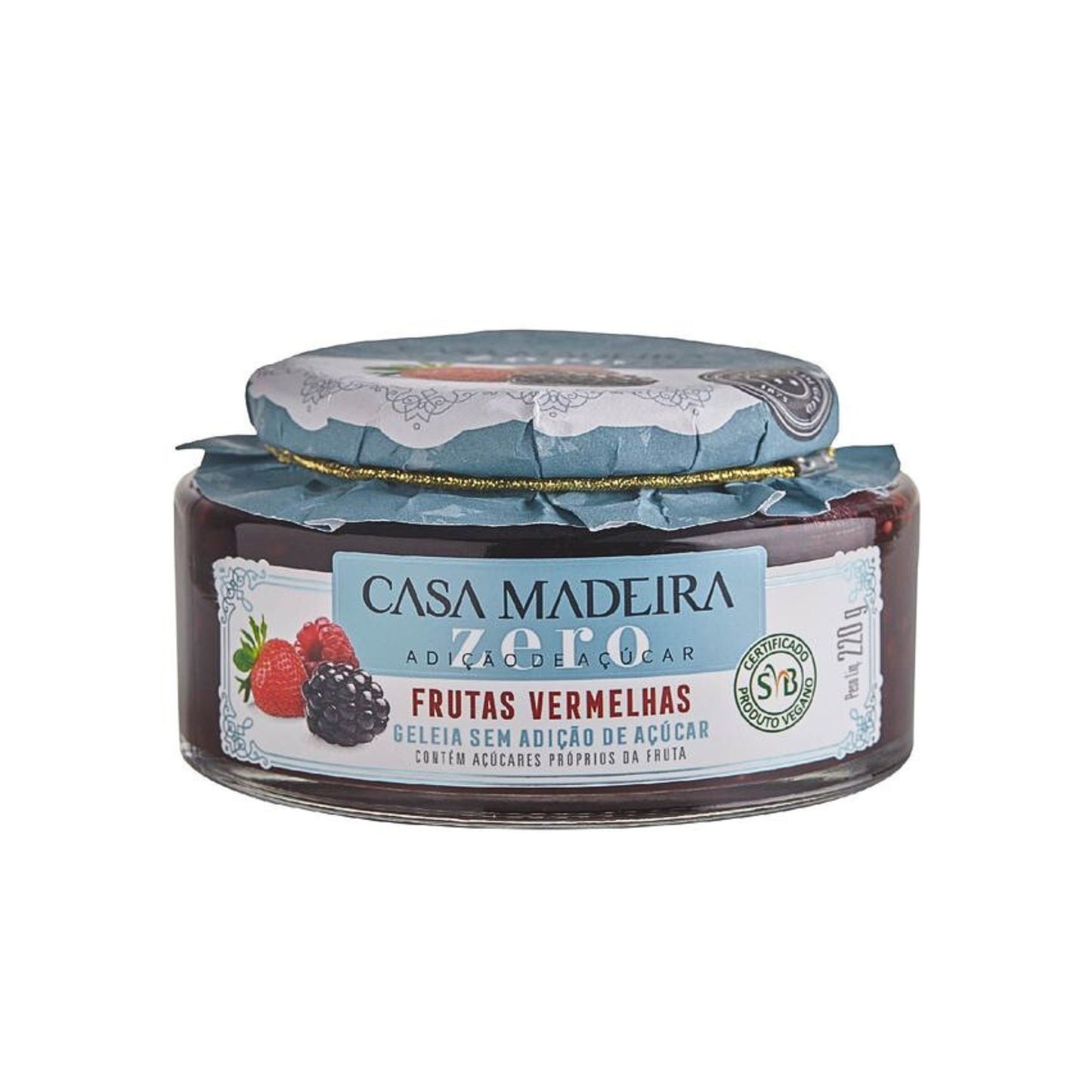 Geleia Zero Frutas Vermelhas da Casa Madeira Paladeria