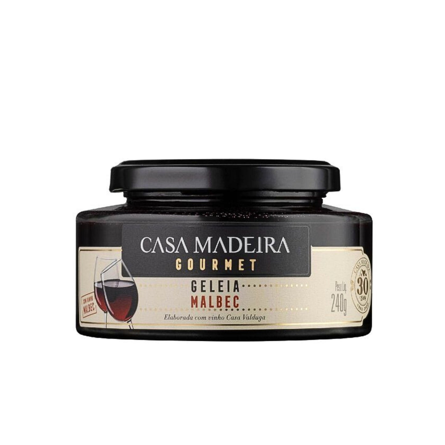 Geleia Gourmet de Malbec da Casa Madeira 240g Paladeria