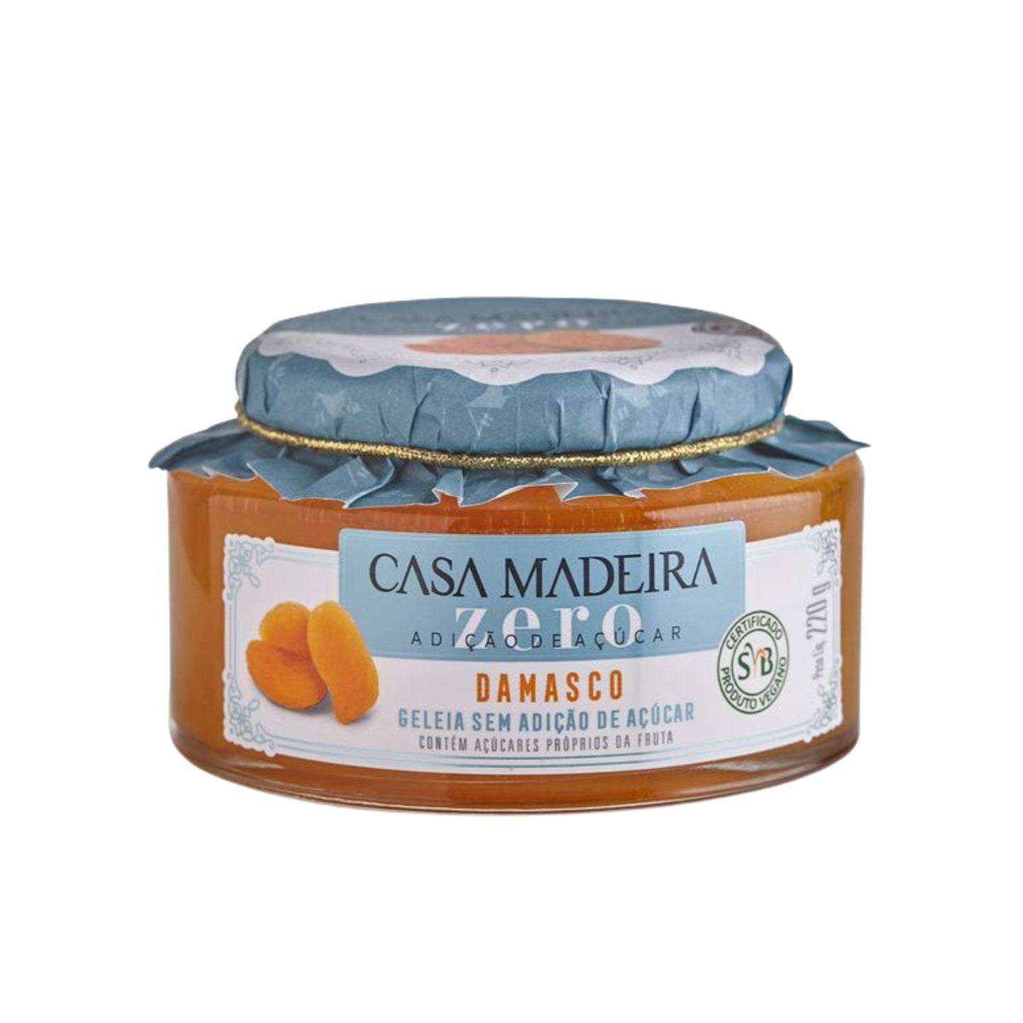 Geleia Zero Damasco da Casa Madeira Paladeria