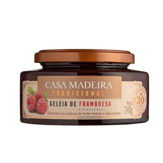 Geleia Tradicional de Framboesa da Casa Madeira - 240g
