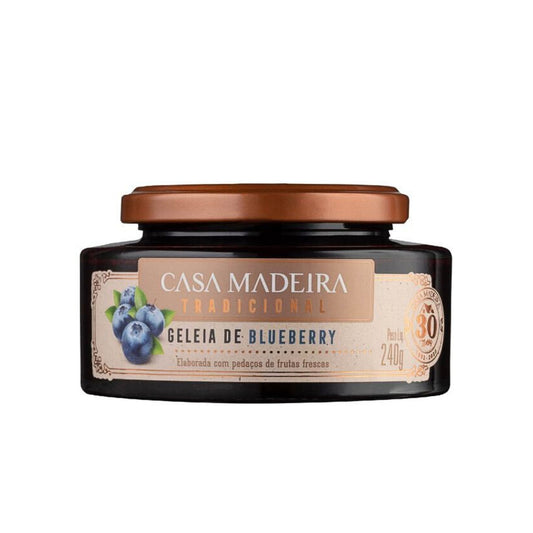 Geleia Tradicional de Blueberry da Casa Madeira 240g Paladeria